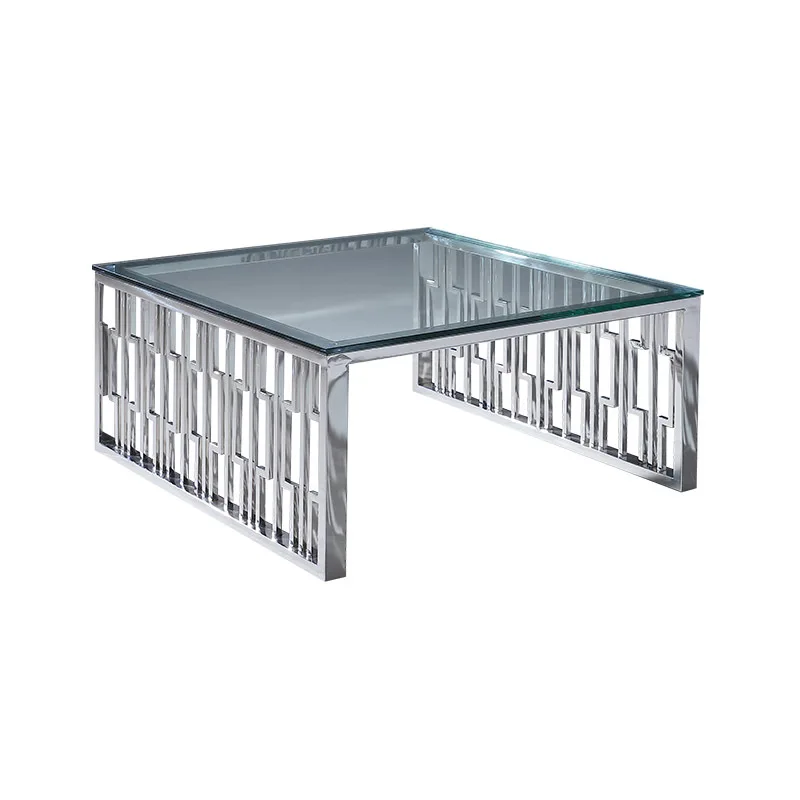 2025 new Italian minimalist, stainless steel square coffee table, tempered glass, light luxury in the living room
2025 new Italian minimalist, stainless steel square coffee table, tempered glass, light luxury in the living room