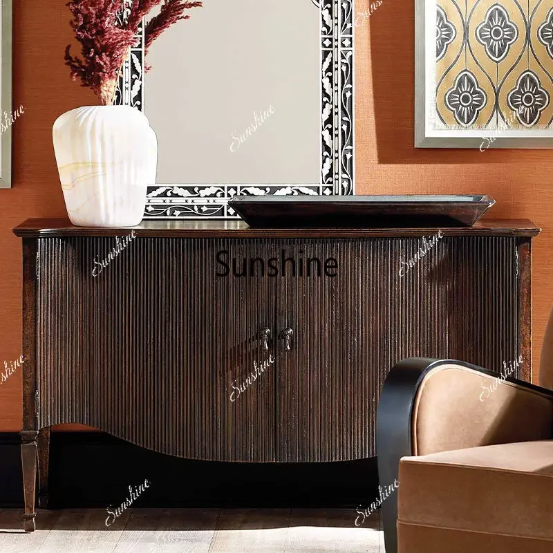 American retro solid wood porch cabinet, foyer entry partition cabinet, living room lockerTJ
American retro solid wood porch cabinet, foyer entry partition cabinet, living room lockerTJ