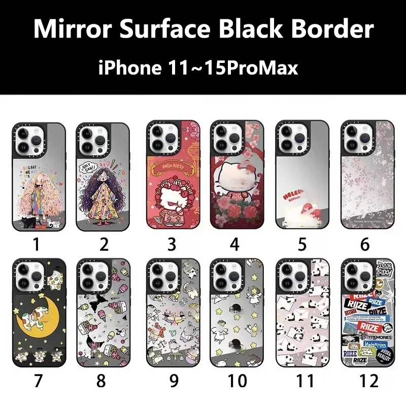 Mirror Surface Black Border Imprinted Letters Phone Case Cover for iPhone 11 12 13 14 15 Pro Max Case for iPhone 15 Pro Max
Mirror Surface Black Border Imprinted Letters Phone Case Cover for iPhone 11 12 13 14 15 Pro Max Case for iPhone 15 Pro Max