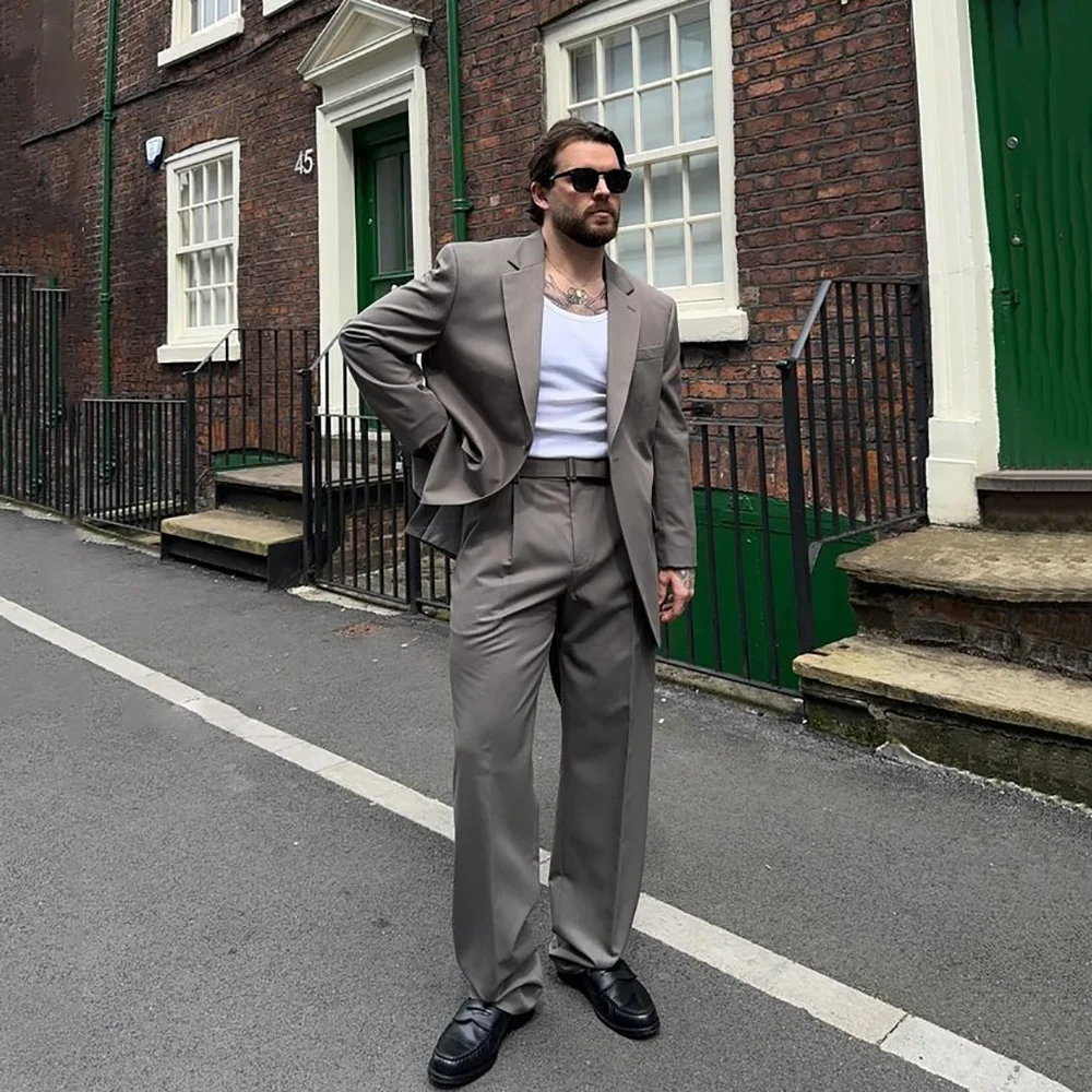 Vintage Suit Blazer And Pants For Men Elegant Tailor-made Costumes Hommes Fashion Trousers 2 Pieces Formal Wedding Groom Tuxedos
Vintage Suit Blazer And Pants For Men Elegant Tailor-made Costumes Hommes Fashion Trousers 2 Pieces Formal Wedding Groom Tuxedos