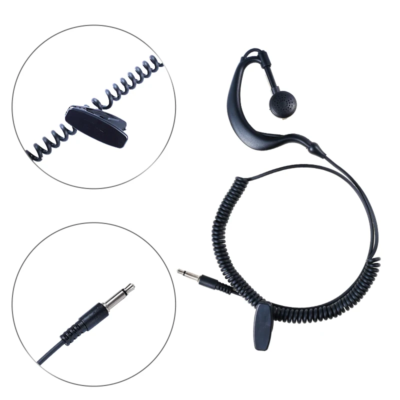 Air Tube Listen Only Earpiece With 3.5mm Plug For Walkie Talkie/Two Way Radio In Ear Stereo Wired Earphone For MP3 Smartphones
Air Tube Listen Only Earpiece With 3.5mm Plug For Walkie Talkie/Two Way Radio In Ear Stereo Wired Earphone For MP3 Smartphones