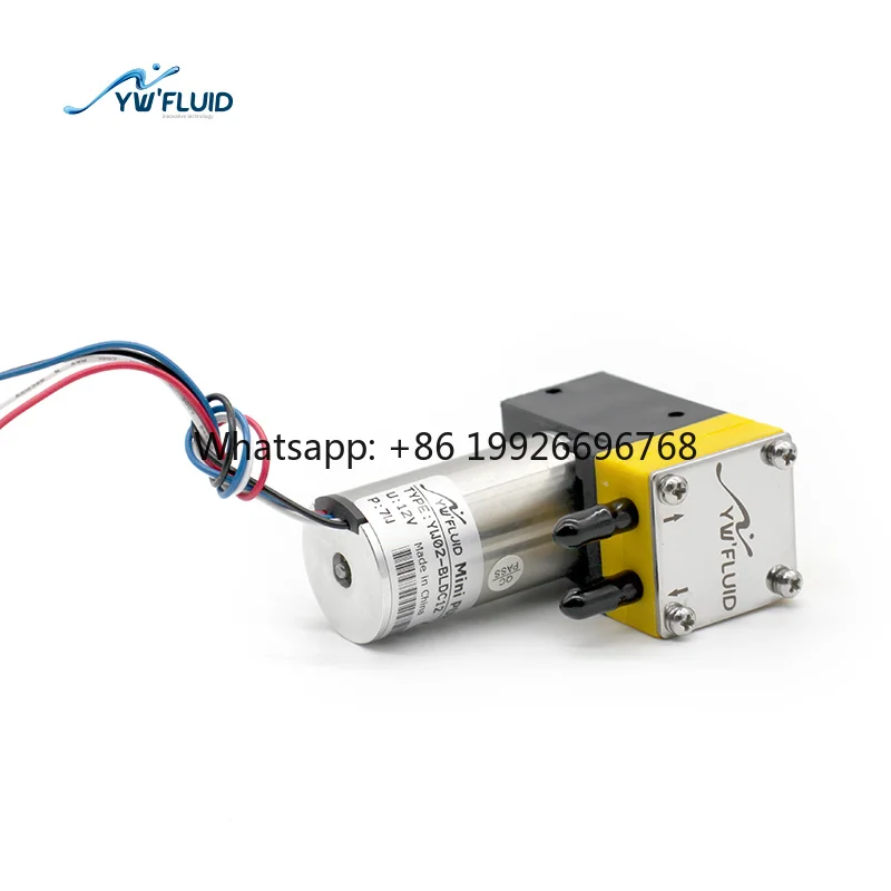 YW02 A-BLDC Brushless Motor 12V 24V OBM/ODM Micro Miniature Diaphragm Pump for Drinking Water Treatment
YW02 A-BLDC Brushless Motor 12V 24V OBM/ODM Micro Miniature Diaphragm Pump for Drinking Water Treatment