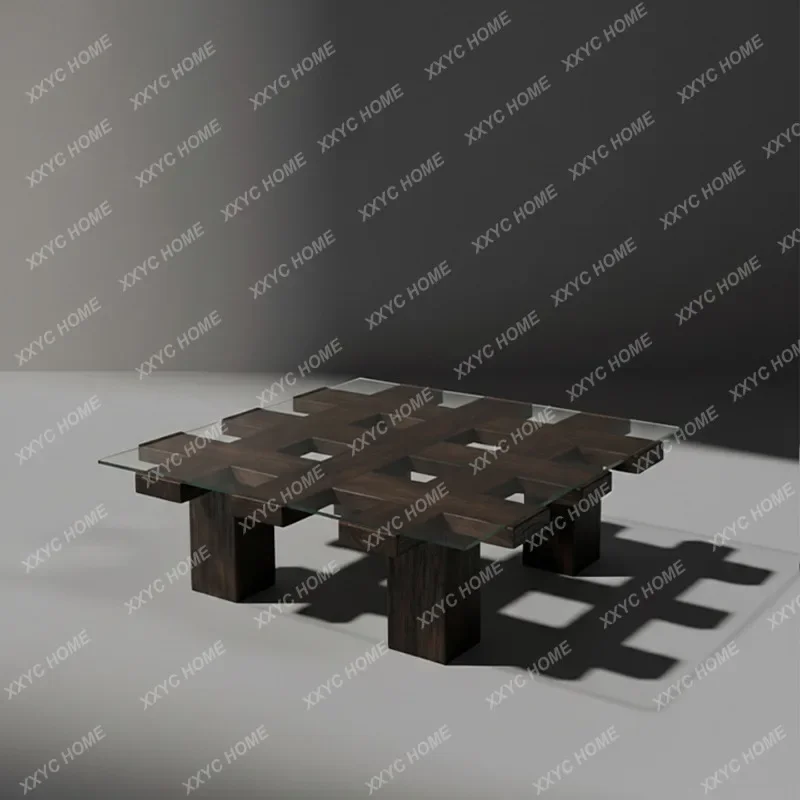 Q Medieval style retro modern simple windshield log solid wood large coffee table
Q Medieval style retro modern simple windshield log solid wood large coffee table