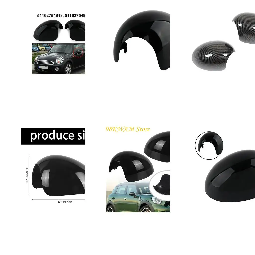 Exterior Mirror Cover Pair For R55 R56 R57 R58 R59 R60 R61 51162754913 51162754914 68UF
Exterior Mirror Cover Pair For R55 R56 R57 R58 R59 R60 R61 51162754913 51162754914 68UF