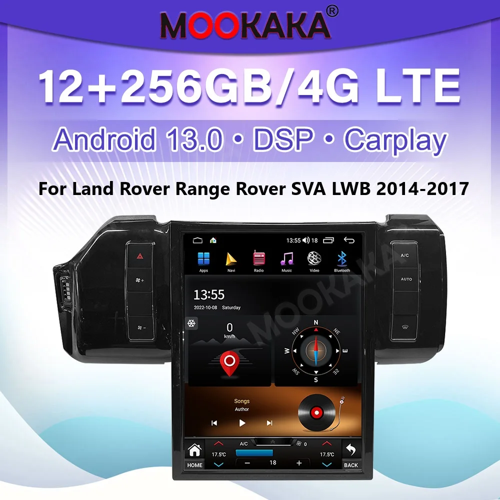 Car Radio For Land Rover Range Rover SVA LWB (L405) 2014-2017 Wireless Carplay Android Auto Multimedia Player GPS Screen Stereo
Car Radio For Land Rover Range Rover SVA LWB (L405) 2014-2017 Wireless Carplay Android Auto Multimedia Player GPS Screen Stereo