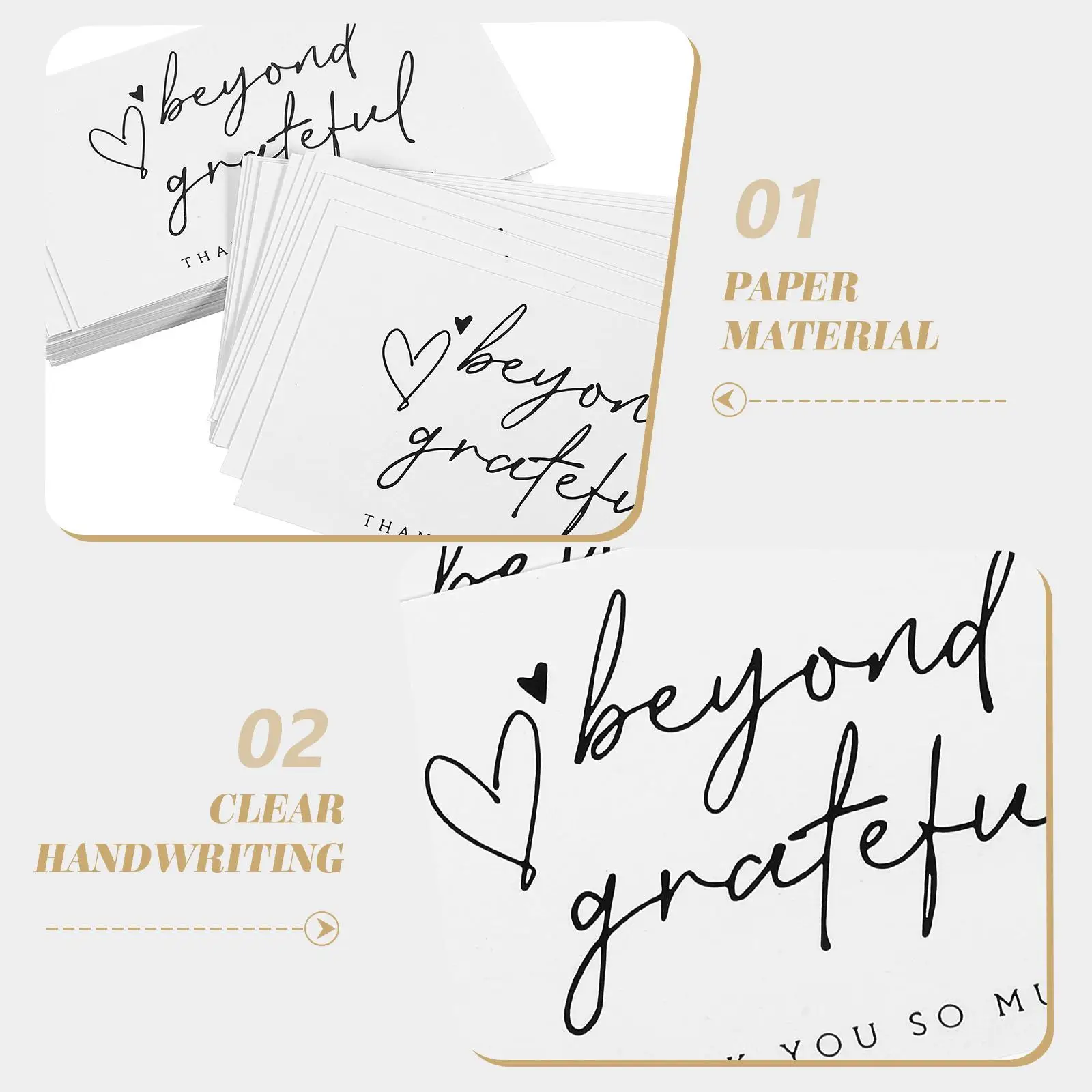 150 Pcs Thank You Cards White Gift Decor Business Notes 50 Cards Per Pack Design Elegant Look Compact Size
150 Pcs Thank You Cards White Gift Decor Business Notes 50 Cards Per Pack Design Elegant Look Compact Size