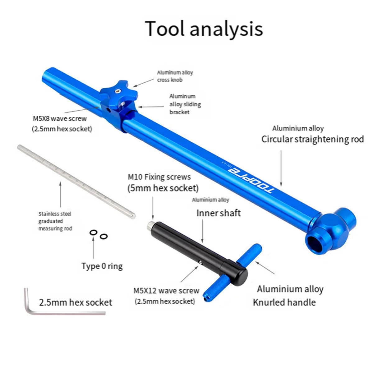 TOOPRE Bicycle Frame Tail Hook Straightener Lifting Lug Pull Tool Derailleur Hanger Straightener Bike Tail Hook Aligner-ABHQ
TOOPRE Bicycle Frame Tail Hook Straightener Lifting Lug Pull Tool Derailleur Hanger Straightener Bike Tail Hook Aligner-ABHQ