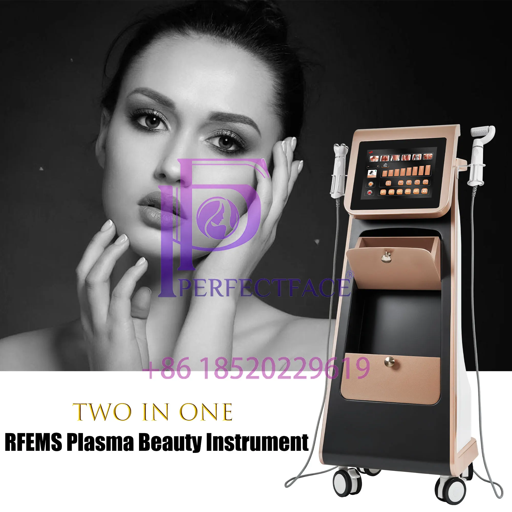 Professional RFEMS Plasma Beauty Machine 16 Probes 10.4 Inch Screen - Anti-Aging Skin Tightening & Rejuvenation
Professional RFEMS Plasma Beauty Machine 16 Probes 10.4 Inch Screen - Anti-Aging Skin Tightening & Rejuvenation