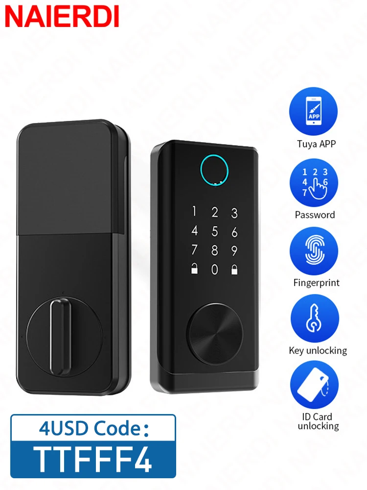 NAIERDI Fingerprint Door Lock,Keyless Entry Door Lock with Handle,Electronic Smart Door Lock,for Home/Storage /Bedroom
NAIERDI Fingerprint Door Lock,Keyless Entry Door Lock with Handle,Electronic Smart Door Lock,for Home/Storage /Bedroom