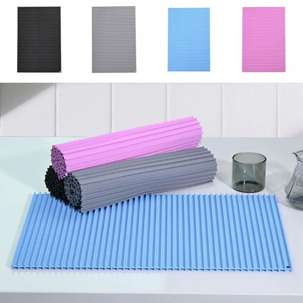 Rectangle Silicone Drying Pad Roll Up Food Grade Silicone Kitchen Mat Heat Insulation Fast Dry Kitchen Heat Resistant Mat
Rectangle Silicone Drying Pad Roll Up Food Grade Silicone Kitchen Mat Heat Insulation Fast Dry Kitchen Heat Resistant Mat
