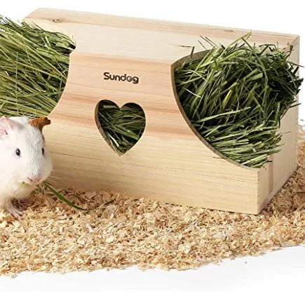 Wood Hay Feeder for Guinea Pigs,Rabbit Hay Box Holder Large Hay Dispenser Hanging Standing for Cage
Wood Hay Feeder for Guinea Pigs,Rabbit Hay Box Holder Large Hay Dispenser Hanging Standing for Cage