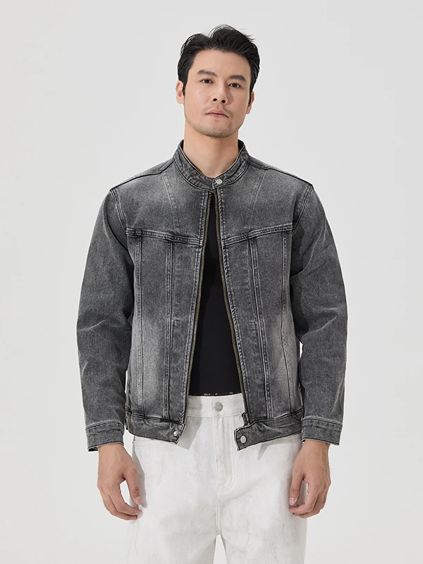 High-End Vintage Distred Stand-up Collar Zippered Denim Jaet Men's Spring Autumn Slim Casual Versatile Jaet Top Trendy...
High-End Vintage Distred Stand-up Collar Zippered Denim Jaet Men's Spring Autumn Slim Casual Versatile Jaet Top Trendy...