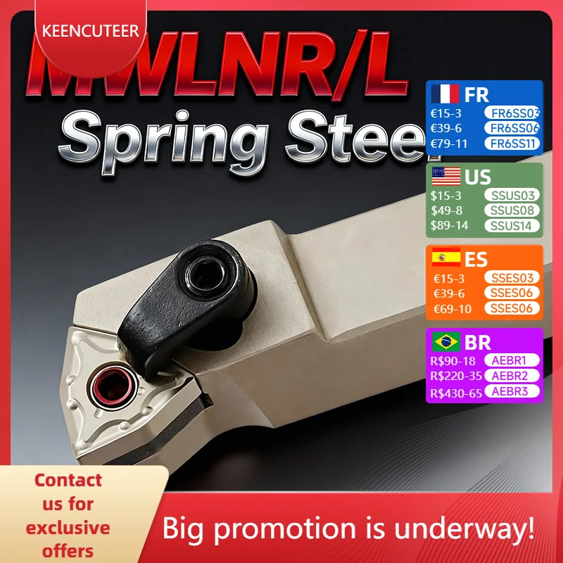 1PCS MWLNR/L External Turning Toolholder MWLNR1616H08H MWLNR2020K08H For Carbide Insert WNMG08 Indexable CNC Lathe Cutting Tools
1PCS MWLNR/L External Turning Toolholder MWLNR1616H08H MWLNR2020K08H For Carbide Insert WNMG08 Indexable CNC Lathe Cutting Tools