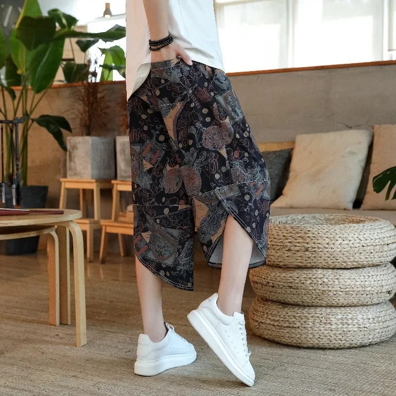 UETEEY Harajuku Summer Loose Calf Length Pants Men Casual Wide Leg Printing Baggy Pants Men's Beach Holidays Oversized Trousers
UETEEY Harajuku Summer Loose Calf Length Pants Men Casual Wide Leg Printing Baggy Pants Men's Beach Holidays Oversized Trousers
