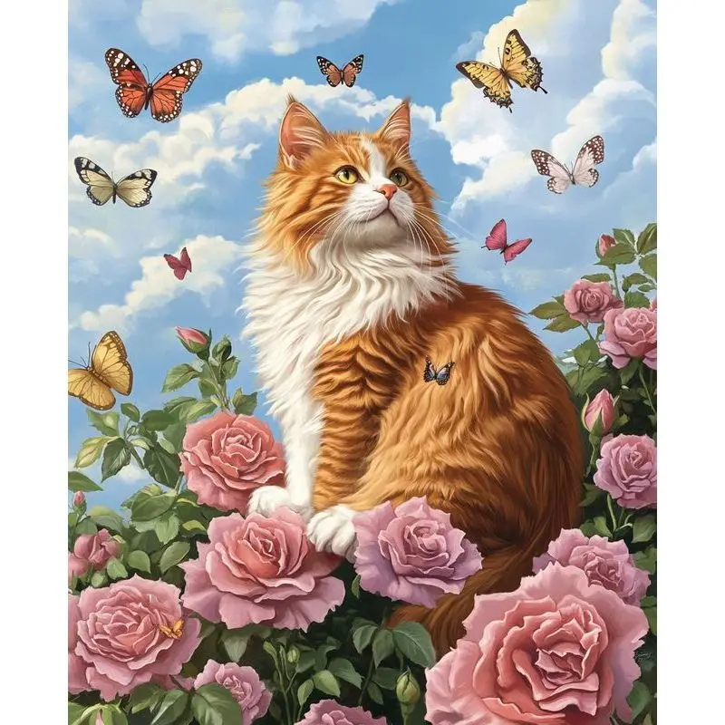 PhotoCustom Diy Painting By Number Flower Cat Picture Acrylic Painting Coloring By Numbers Hand Painted Modern
PhotoCustom Diy Painting By Number Flower Cat Picture Acrylic Painting Coloring By Numbers Hand Painted Modern