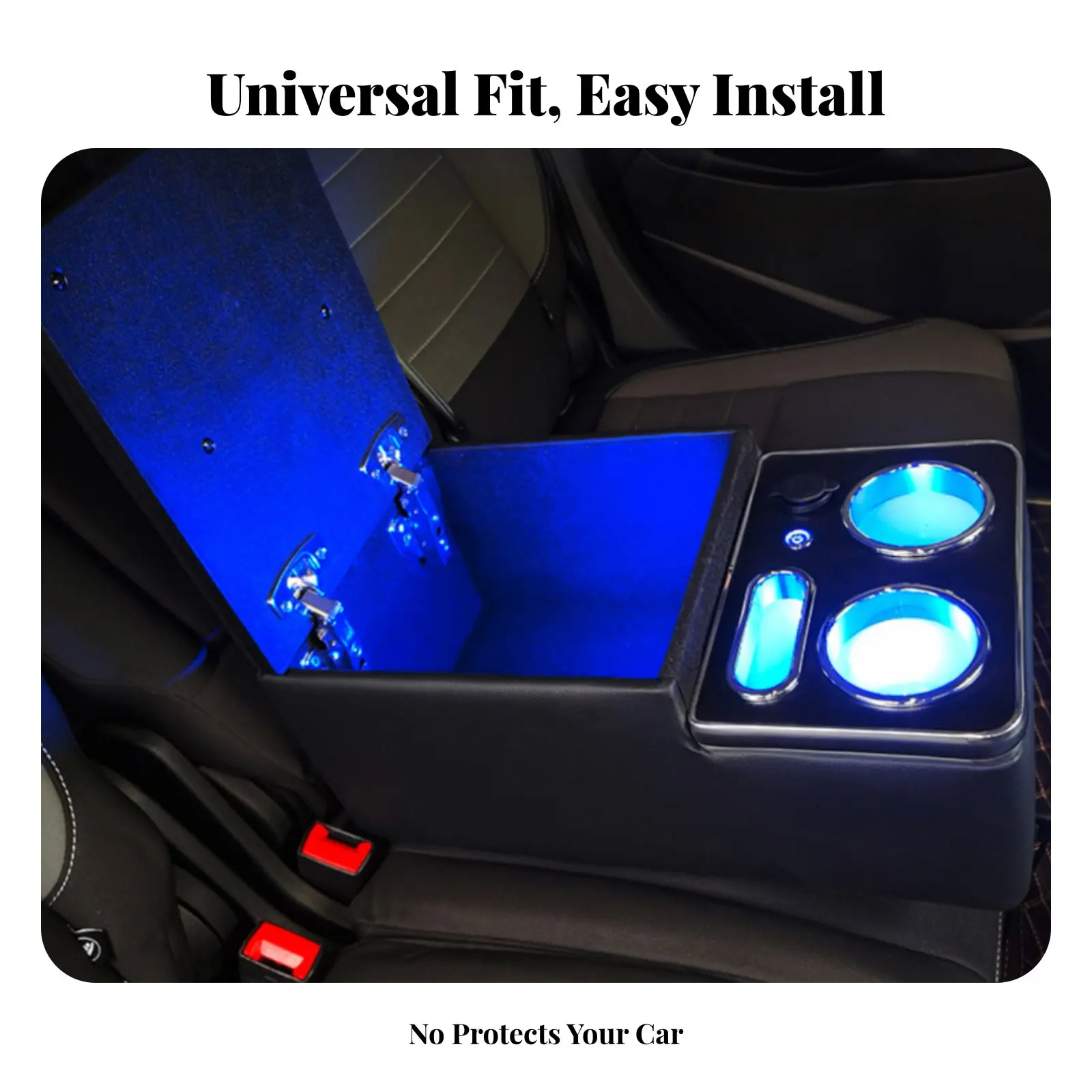 Universal Rear Seat Armrest Box, Center Storage Compartment, Leather, Interior Enhancement for Cars, Multi-Functional Organizer
Universal Rear Seat Armrest Box, Center Storage Compartment, Leather, Interior Enhancement for Cars, Multi-Functional Organizer