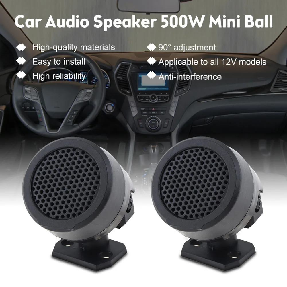 Loud Dome Tweeter High Tweeter Speaker Non-deformation Quick Installation Wear-resistant Direct Installation Colour Black
Loud Dome Tweeter High Tweeter Speaker Non-deformation Quick Installation Wear-resistant Direct Installation Colour Black