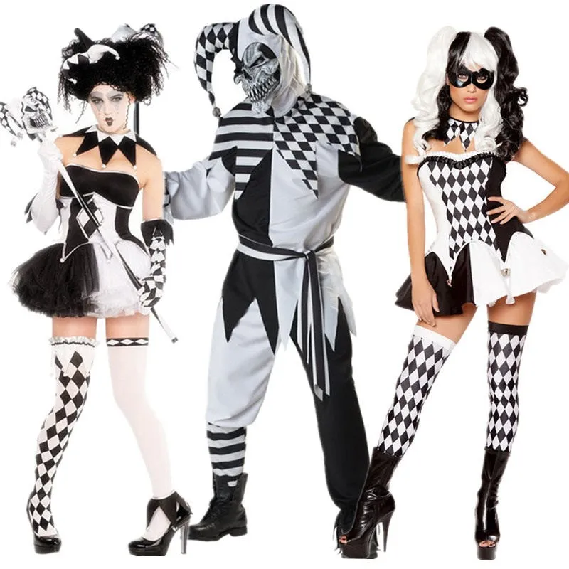New Halloween Masquerade Performance Costume Devil Clown Act DS Show Costume Circus Theme Ladies' Stage Fashion Outfit
New Halloween Masquerade Performance Costume Devil Clown Act DS Show Costume Circus Theme Ladies' Stage Fashion Outfit