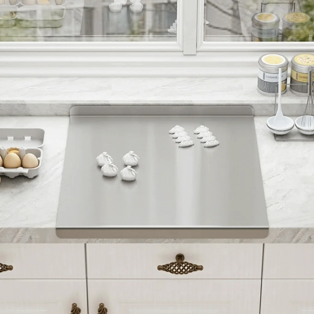 Double-sided Stainless Steel Cutting Board Thickened Anti-Mold Chopping Board Multi-functional Non-slip Edge Chopping Block
Double-sided Stainless Steel Cutting Board Thickened Anti-Mold Chopping Board Multi-functional Non-slip Edge Chopping Block