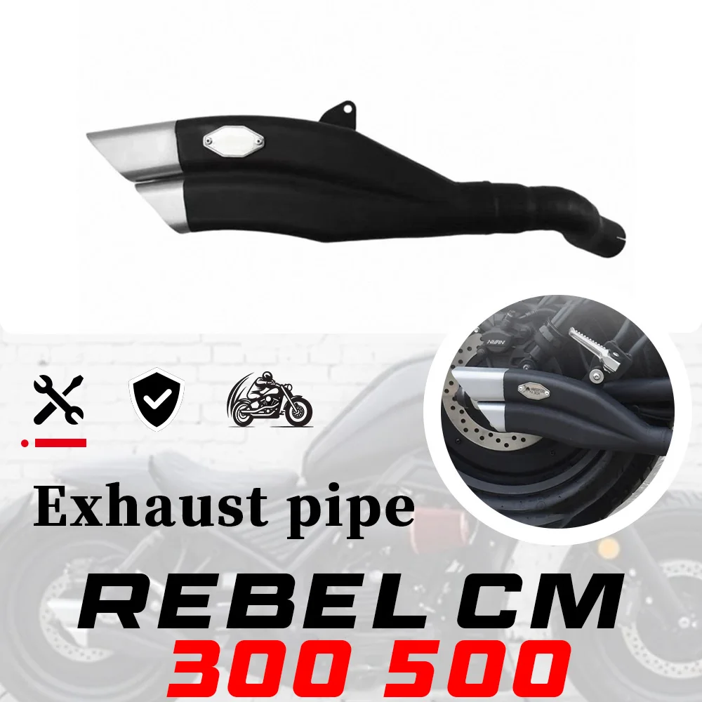 One exhaust pipe and two exhaust pipes REBEL CM300 CM500 with a deep and powerful exhaust note CM 500 CM 300
One exhaust pipe and two exhaust pipes REBEL CM300 CM500 with a deep and powerful exhaust note CM 500 CM 300