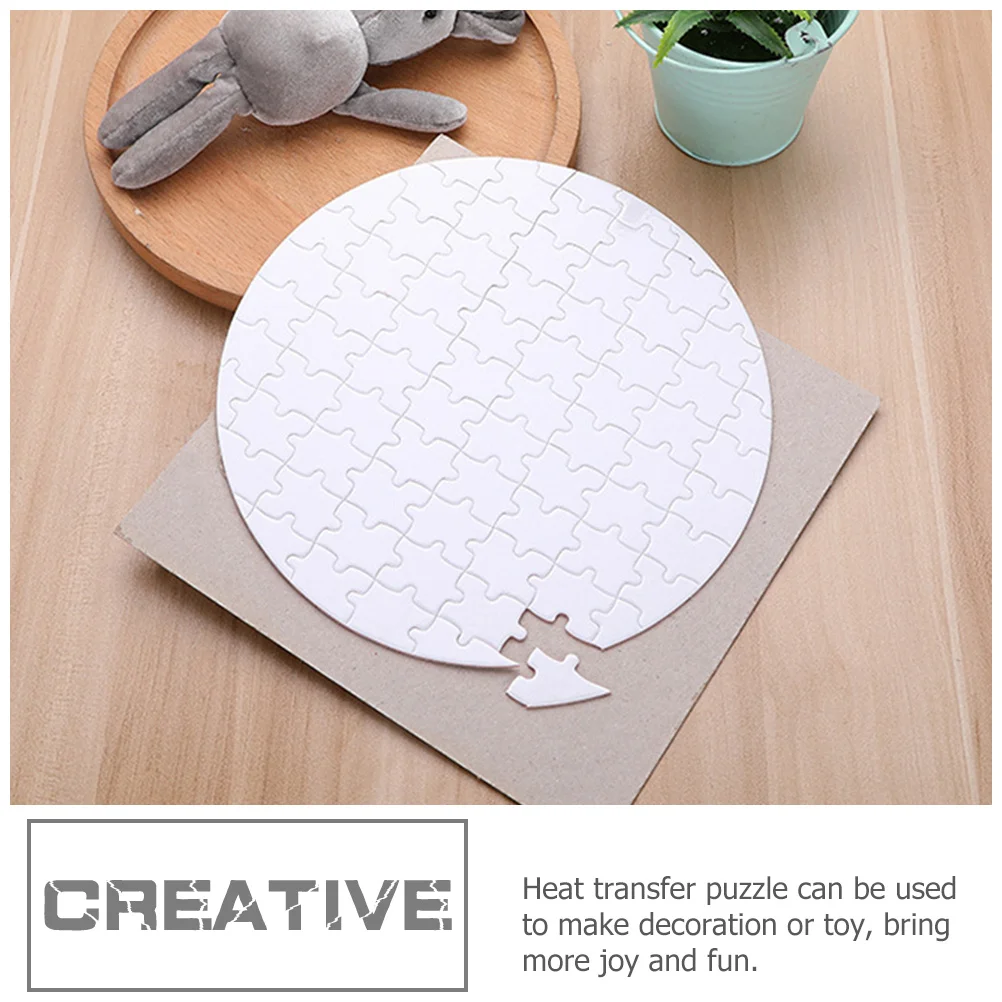 4Pcs Heat Transfer Sublimation Puzzle Blanks White Smooth Surface DIY Craft Transfer Jigsaw Pieces for Kids and Adults
4Pcs Heat Transfer Sublimation Puzzle Blanks White Smooth Surface DIY Craft Transfer Jigsaw Pieces for Kids and Adults