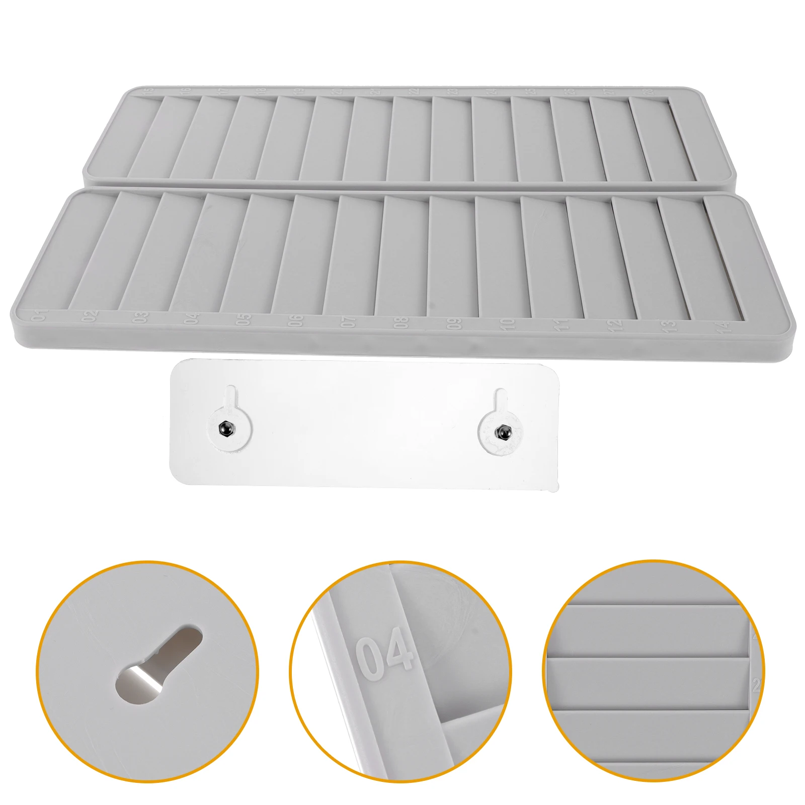 28 Slots Card Holder Rack Wall Mount Grey Clear Attendance Machine Compatible Storage Organizer Plastic Desk Office School
28 Slots Card Holder Rack Wall Mount Grey Clear Attendance Machine Compatible Storage Organizer Plastic Desk Office School