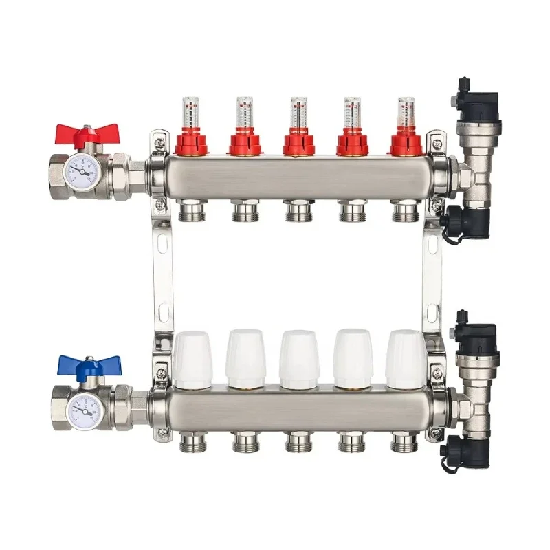 Modern apartment radiator heating water separator stainless steel hydraulic water collector
Modern apartment radiator heating water separator stainless steel hydraulic water collector