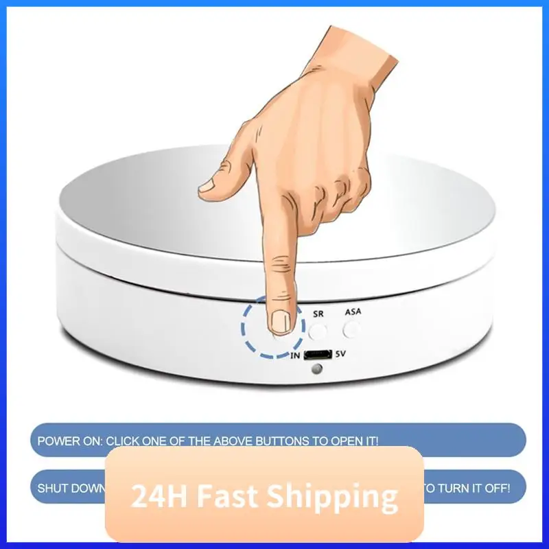 T30C New 360 Degree Round Rotating Turntable Display Stand Photography Accessories Studio Photo Background Stand New
T30C New 360 Degree Round Rotating Turntable Display Stand Photography Accessories Studio Photo Background Stand New