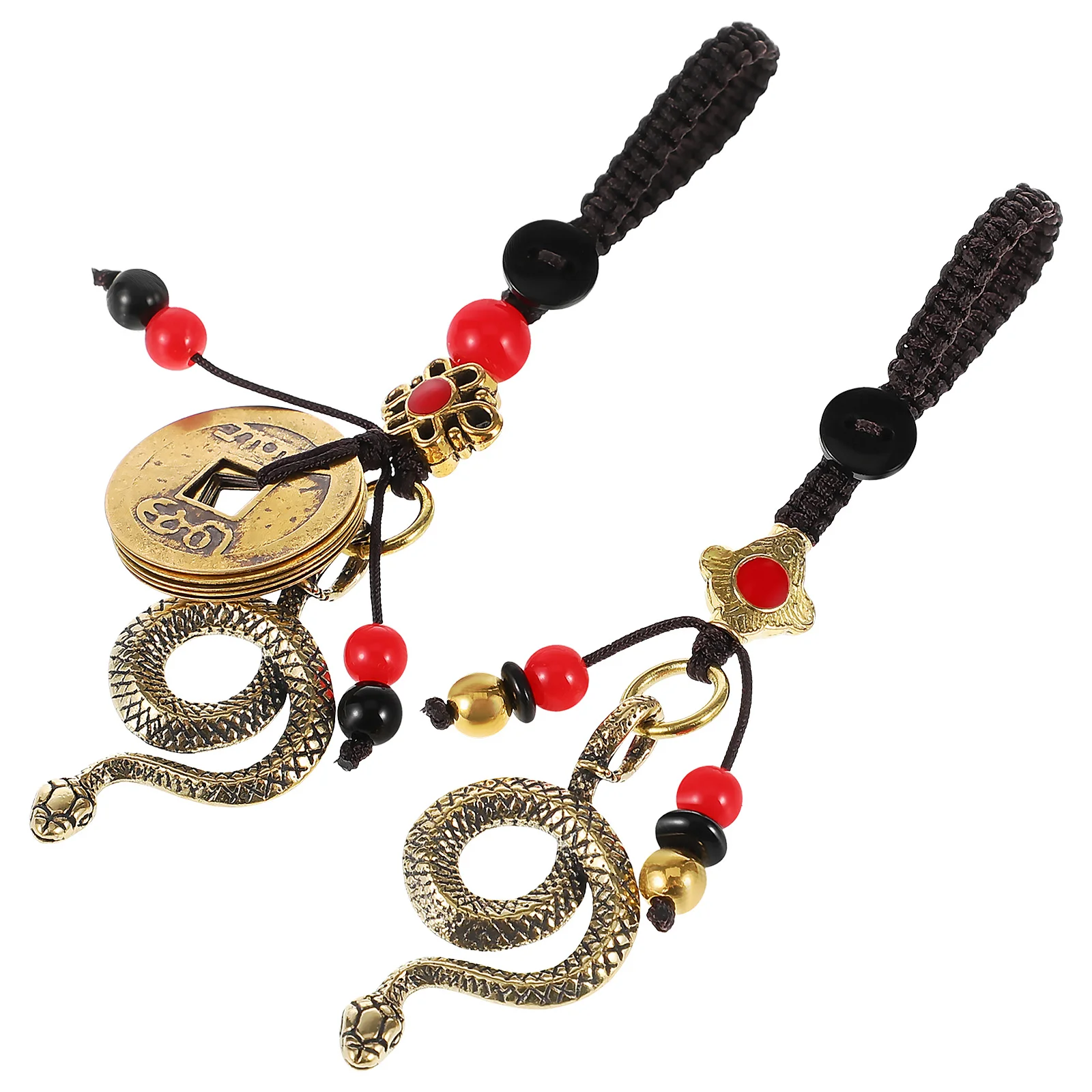 2 Pcs Brass Keychain Cool Accessories Catcher Car Cute Holder Pendants Fortune Wallet Spring Festival
2 Pcs Brass Keychain Cool Accessories Catcher Car Cute Holder Pendants Fortune Wallet Spring Festival