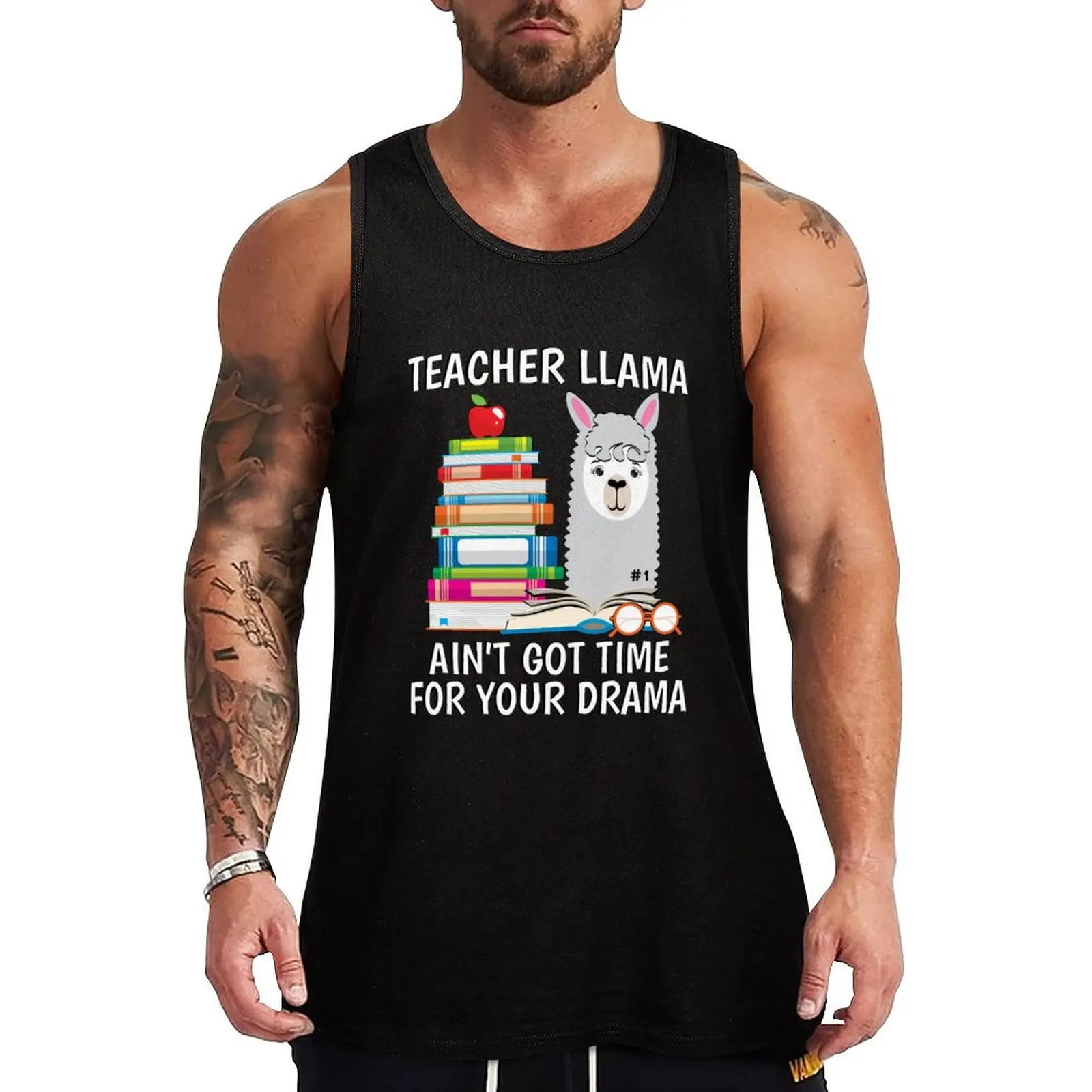 Teacher Llama Ain't Got Time For Your Drama Tank Top mens designer clothes Man clothes for gym
Teacher Llama Ain't Got Time For Your Drama Tank Top mens designer clothes Man clothes for gym