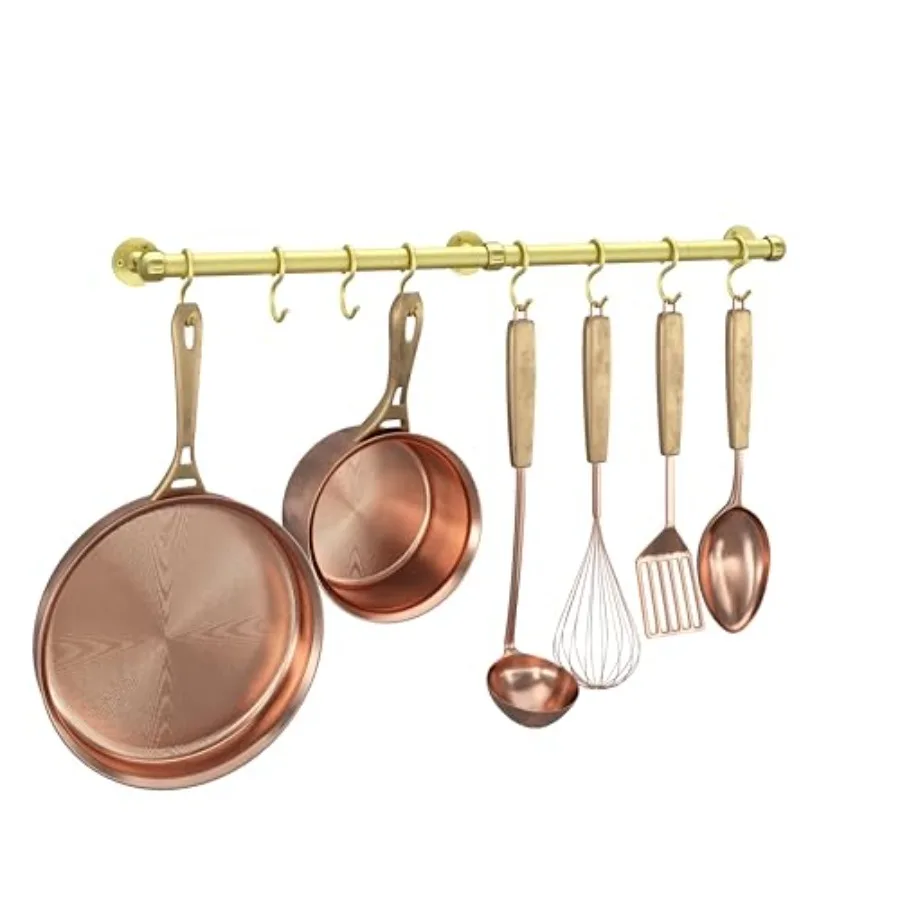 Stainless Steel Hanging Pot Rack Hanger: Pot and Pan Hanger Wall Mounted Hanging Pot Bar Rack Heavy Duty Pot Hangers Kitchen Ra
Stainless Steel Hanging Pot Rack Hanger: Pot and Pan Hanger Wall Mounted Hanging Pot Bar Rack Heavy Duty Pot Hangers Kitchen Ra