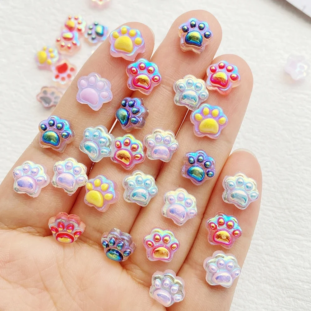 50pcs Resin Colorful 3D Cartoon Cat Paw Nail Art Flatback Rhinestone Scrapbook DIY Wedding Decor Jewelry Crafts Accessories
50pcs Resin Colorful 3D Cartoon Cat Paw Nail Art Flatback Rhinestone Scrapbook DIY Wedding Decor Jewelry Crafts Accessories