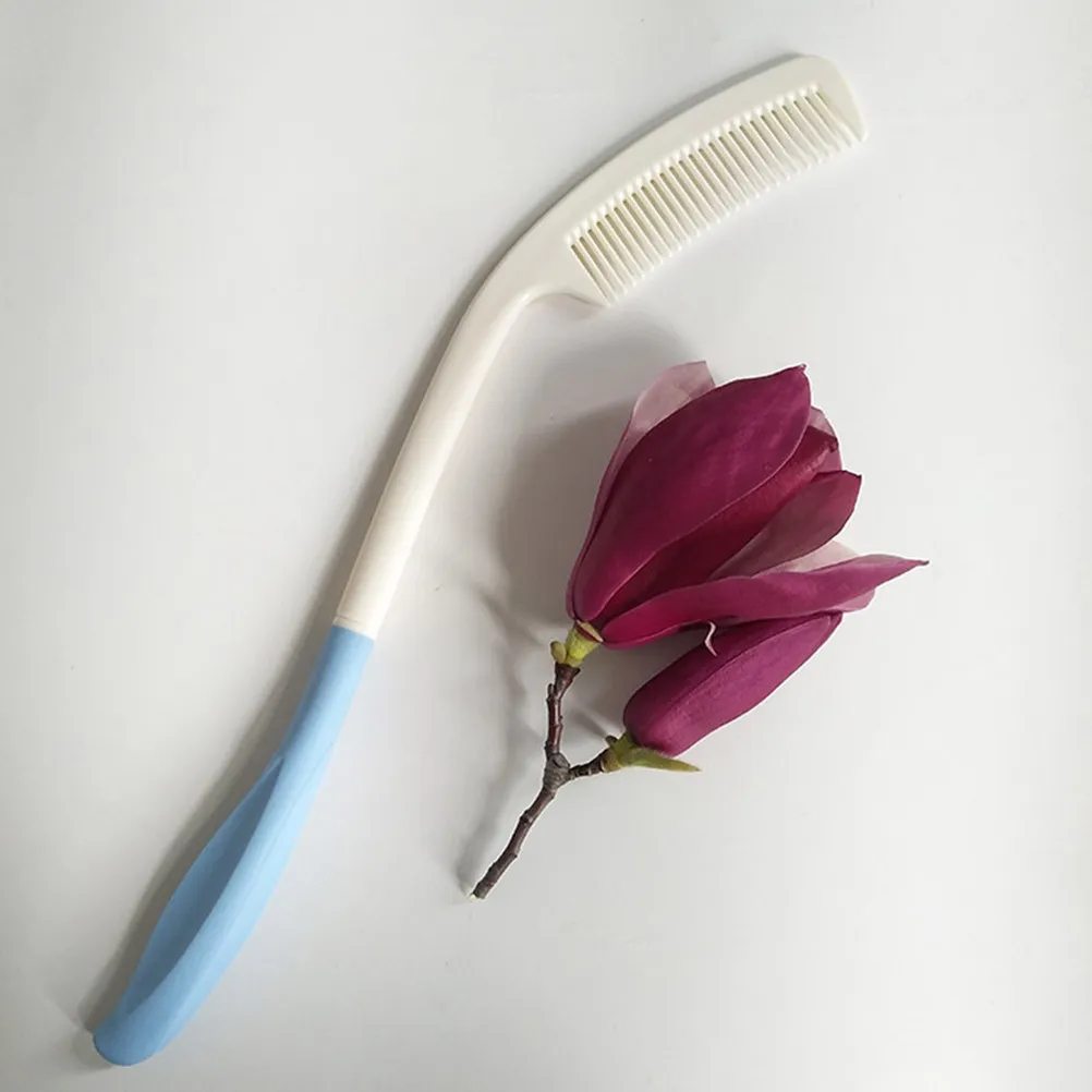 2Pcs Detangling Hair Comb for Disabled Curved Long Handle Plastic Comb Soft Teeth for Gentle Styling All Users
2Pcs Detangling Hair Comb for Disabled Curved Long Handle Plastic Comb Soft Teeth for Gentle Styling All Users