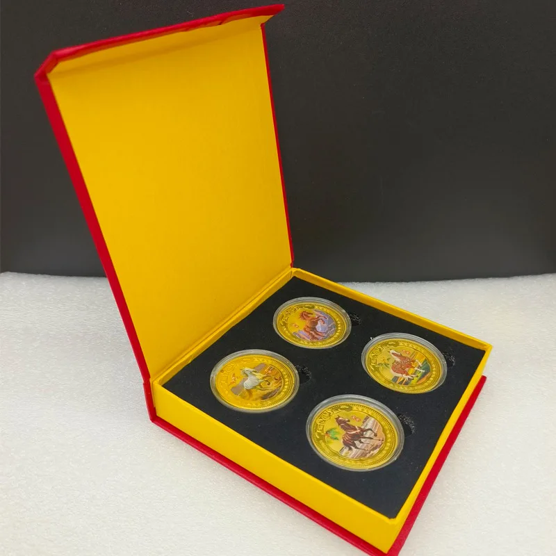 Horse Coin Decoration Zodiac Horse Red Gift Box Commemorative Badge Color Coin Collectibles 2026 Year of the Horse
Horse Coin Decoration Zodiac Horse Red Gift Box Commemorative Badge Color Coin Collectibles 2026 Year of the Horse