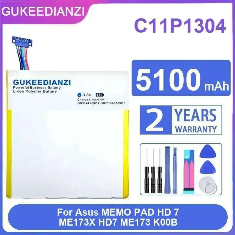 High Compatibility For Asus Memo Pad HD 7 ME173X HD7 ME173 K00B Tablet Battery C11P1304 Performance 5100Mah
High Compatibility For Asus Memo Pad HD 7 ME173X HD7 ME173 K00B Tablet Battery C11P1304 Performance 5100Mah