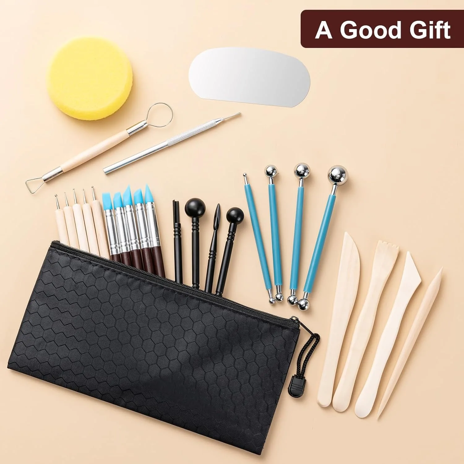 Polymer Clay Tools Air Dry Clay Tools, Dotting Tools Modeling Clay Tools Clay Scultping Tools for Polymer Clay, Air Dry Clay
Polymer Clay Tools Air Dry Clay Tools, Dotting Tools Modeling Clay Tools Clay Scultping Tools for Polymer Clay, Air Dry Clay