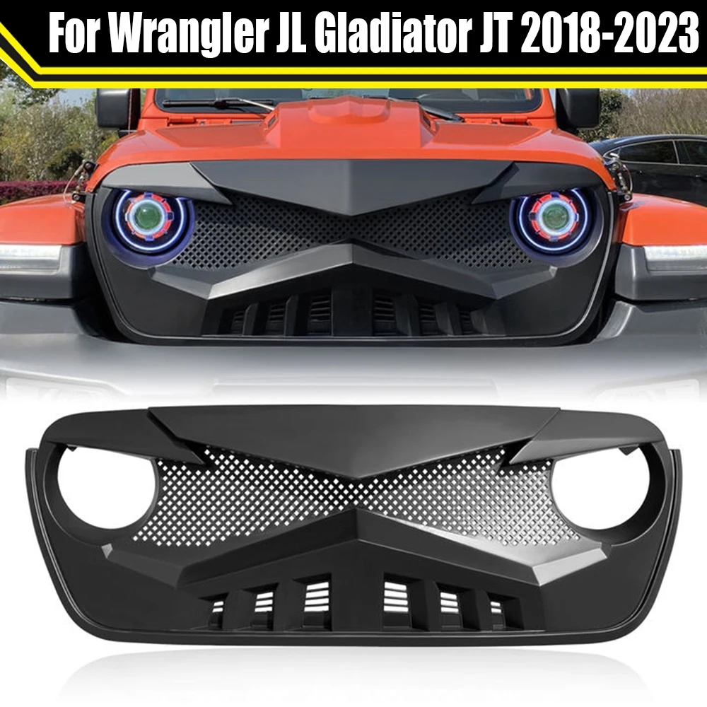 Modified Front Bumper Mask Cover For Jeep Wrangler JL Gladiator JT 2018-2023 Front Racing Mesh Grills Off-road 4x4 Accessories
Modified Front Bumper Mask Cover For Jeep Wrangler JL Gladiator JT 2018-2023 Front Racing Mesh Grills Off-road 4x4 Accessories