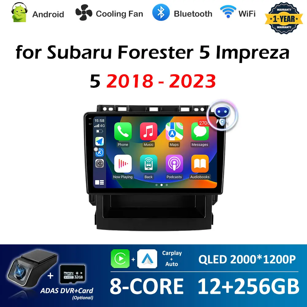 Android Intelligent System for Subaru Forester 5 Impreza 5 2018 2019 2020 2021 - 2023 GPS Navigation QLED IPS Screen Head Unit
Android Intelligent System for Subaru Forester 5 Impreza 5 2018 2019 2020 2021 - 2023 GPS Navigation QLED IPS Screen Head Unit