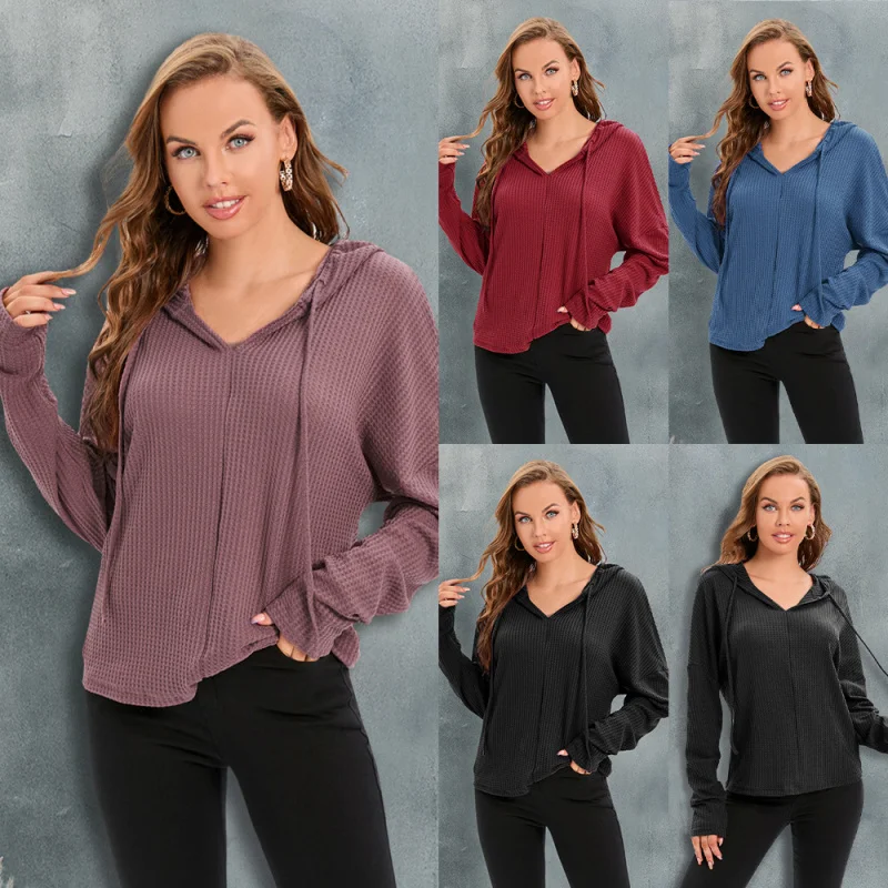 American Station 2025 Plus Size Women's Fashion European and American Long Sleeve Hooded Drawstring Knit Sweater All Colors All
American Station 2025 Plus Size Women's Fashion European and American Long Sleeve Hooded Drawstring Knit Sweater All Colors All