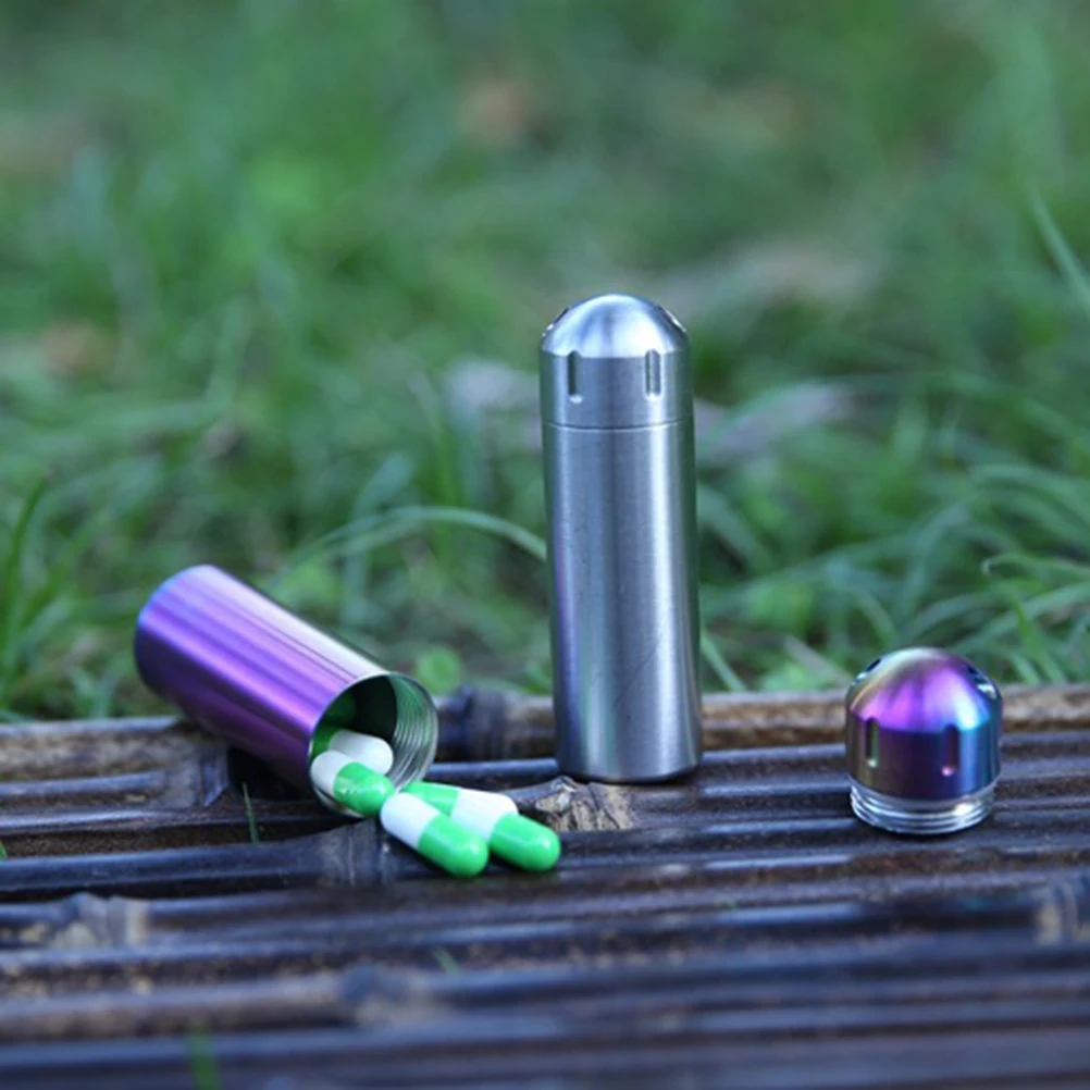 Stainless Steel Pill Case Waterproof Sealed for Outdoor Portable Small Size 304 Material Keychain Medication Holder
Stainless Steel Pill Case Waterproof Sealed for Outdoor Portable Small Size 304 Material Keychain Medication Holder
