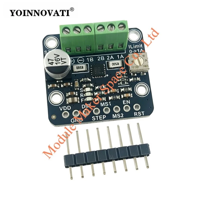 STSPIN220 Micro Stepper Motor Driver Module 1/256 Microstepping up to 1.3A 10V Stepper Motor Driver Breakout Board
STSPIN220 Micro Stepper Motor Driver Module 1/256 Microstepping up to 1.3A 10V Stepper Motor Driver Breakout Board