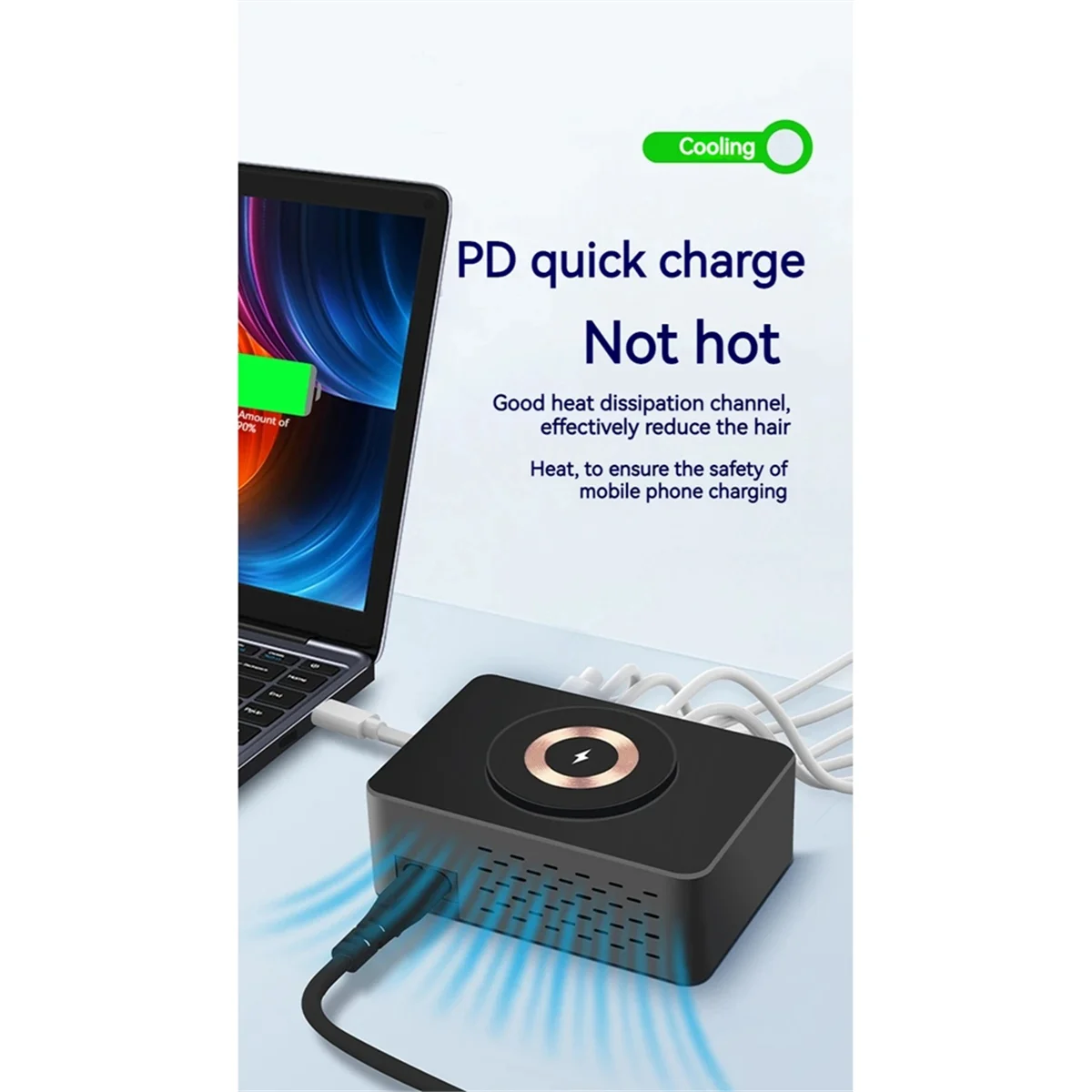 A07I 140 Вт 8-портовое USB-зарядное устройство с магнитной беспроводной зарядкой 15 Вт PD 100 Вт QC 3.0 Зарядная станция для ноутбука, телефона, вилка стандарта США
A07I 140 Вт 8-портовое USB-зарядное устройство с магнитной беспроводной зарядкой 15 Вт PD 100 Вт QC 3.0 Зарядная станция для ноутбука, телефона, вилка стандарта США