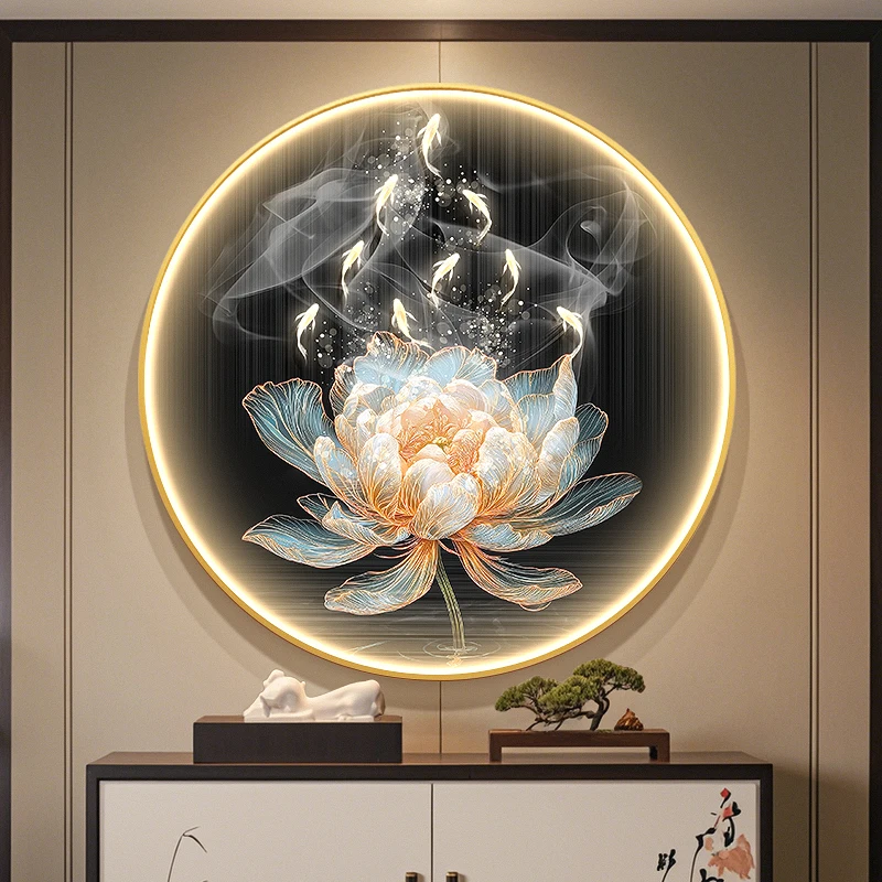 Modern Mural Light For Living Room Corridor Bedroom Study Luxury Hanging Painting Home Decorations Round LED Wall Lamps Lustre
Modern Mural Light For Living Room Corridor Bedroom Study Luxury Hanging Painting Home Decorations Round LED Wall Lamps Lustre