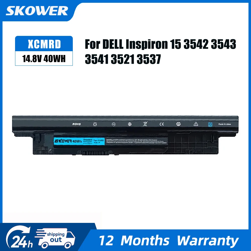Laptop Battery XCMRD Dell Inspiron 15 3542 3543 3541 3521 3537 15R 5537 5521 17-3737 3721 17R-5737 14 3421 3437 14R 5421 5437
Laptop Battery XCMRD Dell Inspiron 15 3542 3543 3541 3521 3537 15R 5537 5521 17-3737 3721 17R-5737 14 3421 3437 14R 5421 5437