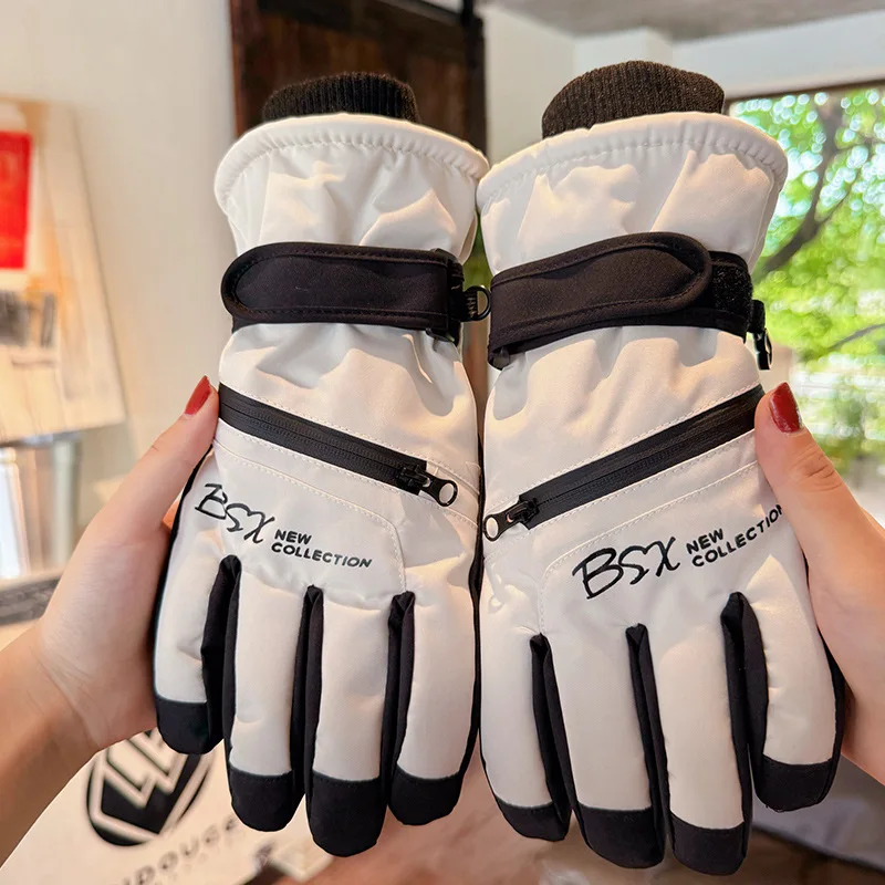 Ski Gloves Women Waterproof Padded Thickened Cotton Winter Touch Screen Warm Windproof Outdoor Riding Motorcycle Sports Men Soft
Ski Gloves Women Waterproof Padded Thickened Cotton Winter Touch Screen Warm Windproof Outdoor Riding Motorcycle Sports Men Soft