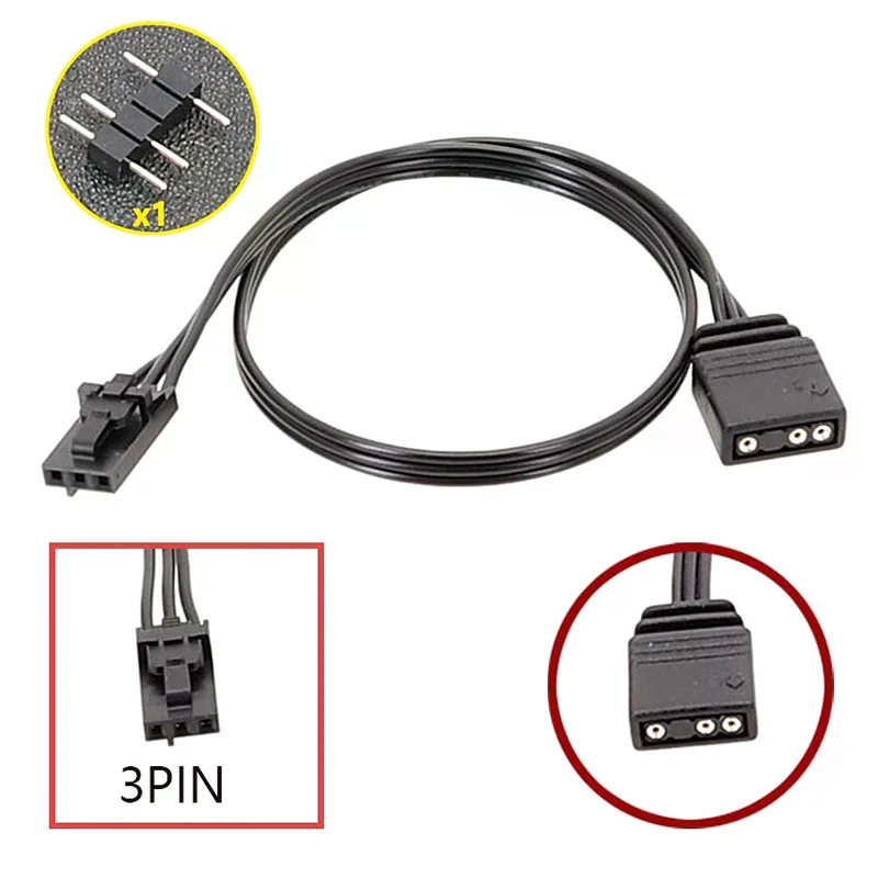 Adapter Cable For Corsair RGB To Standard ARGB 4Pin 3Pin Adapter Connector Pirate Ship Controller Adapter Line QL LL120 ICUE
Adapter Cable For Corsair RGB To Standard ARGB 4Pin 3Pin Adapter Connector Pirate Ship Controller Adapter Line QL LL120 ICUE