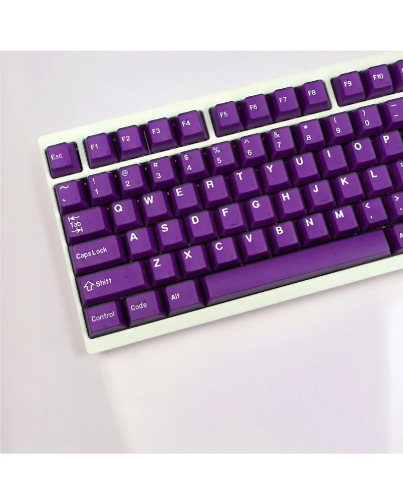 Keycap 174 keys PBT two-color injection molding customized mechanical keyboard 68 75 98 and other semi-transparent purple
Keycap 174 keys PBT two-color injection molding customized mechanical keyboard 68 75 98 and other semi-transparent purple