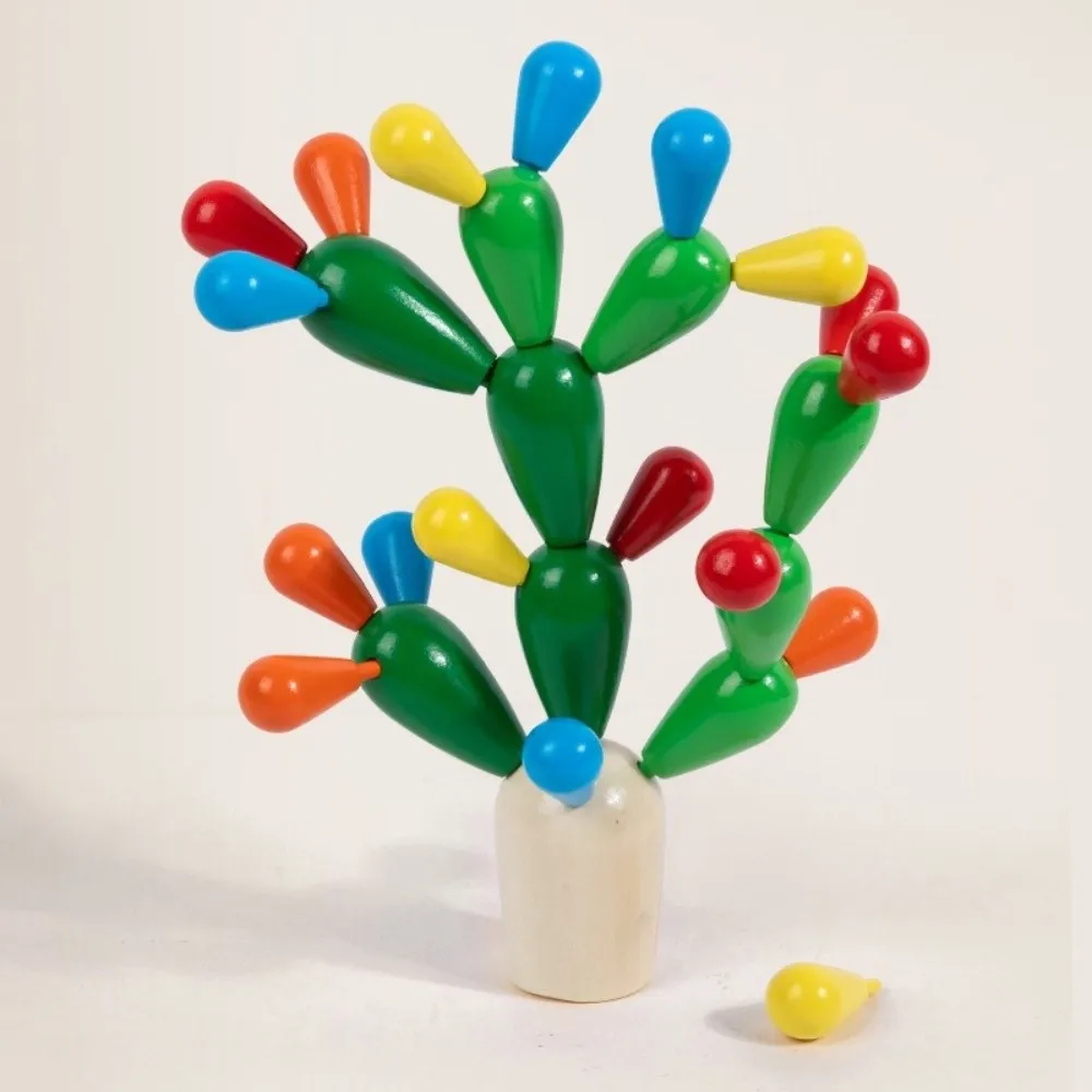 Durable Colorful Cactus Wood Blocks Real Wood Drop-resistant Puzzle Building Cactus Puzzle Children Early Education
Durable Colorful Cactus Wood Blocks Real Wood Drop-resistant Puzzle Building Cactus Puzzle Children Early Education