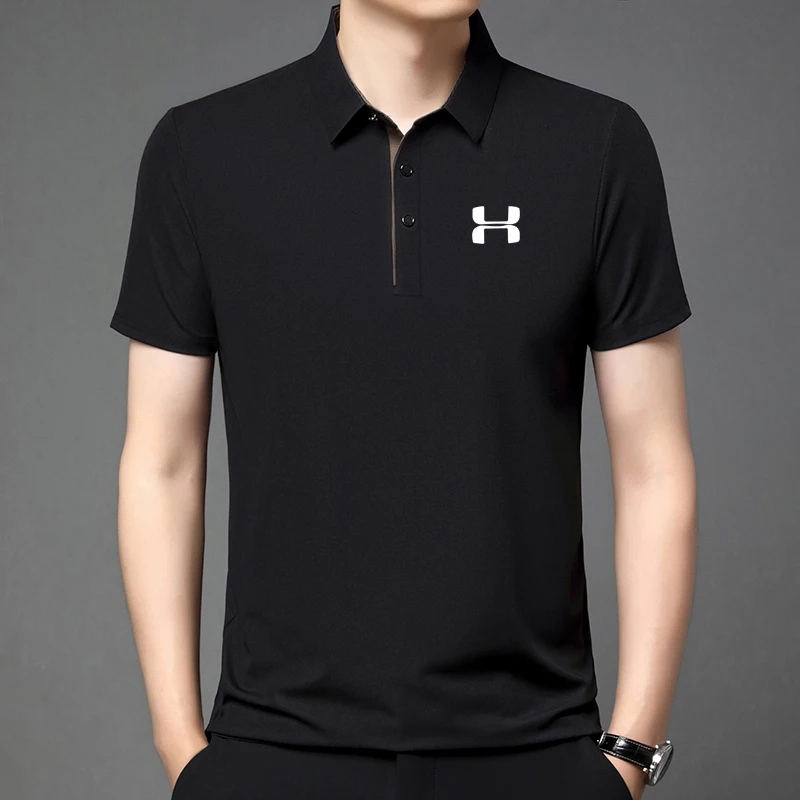 Men's new summer breathable business casual pure cotton button-down polo shirt in sizes M - 4XL
Men's new summer breathable business casual pure cotton button-down polo shirt in sizes M - 4XL