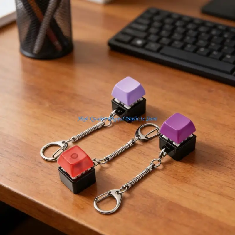 U2JE Colorful Keychain Mounted Clickers Device Mechanical Switches Anxiety Relief
U2JE Colorful Keychain Mounted Clickers Device Mechanical Switches Anxiety Relief